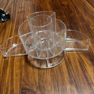 Clear Acrylic Rotating Organizer